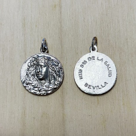 MEDALLA VIRGEN DE LA SALUD DE TRIANA INSCRIPCIÓN