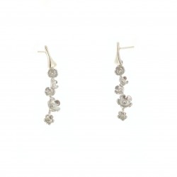 PENDIENTES FLORES TRIANGULO